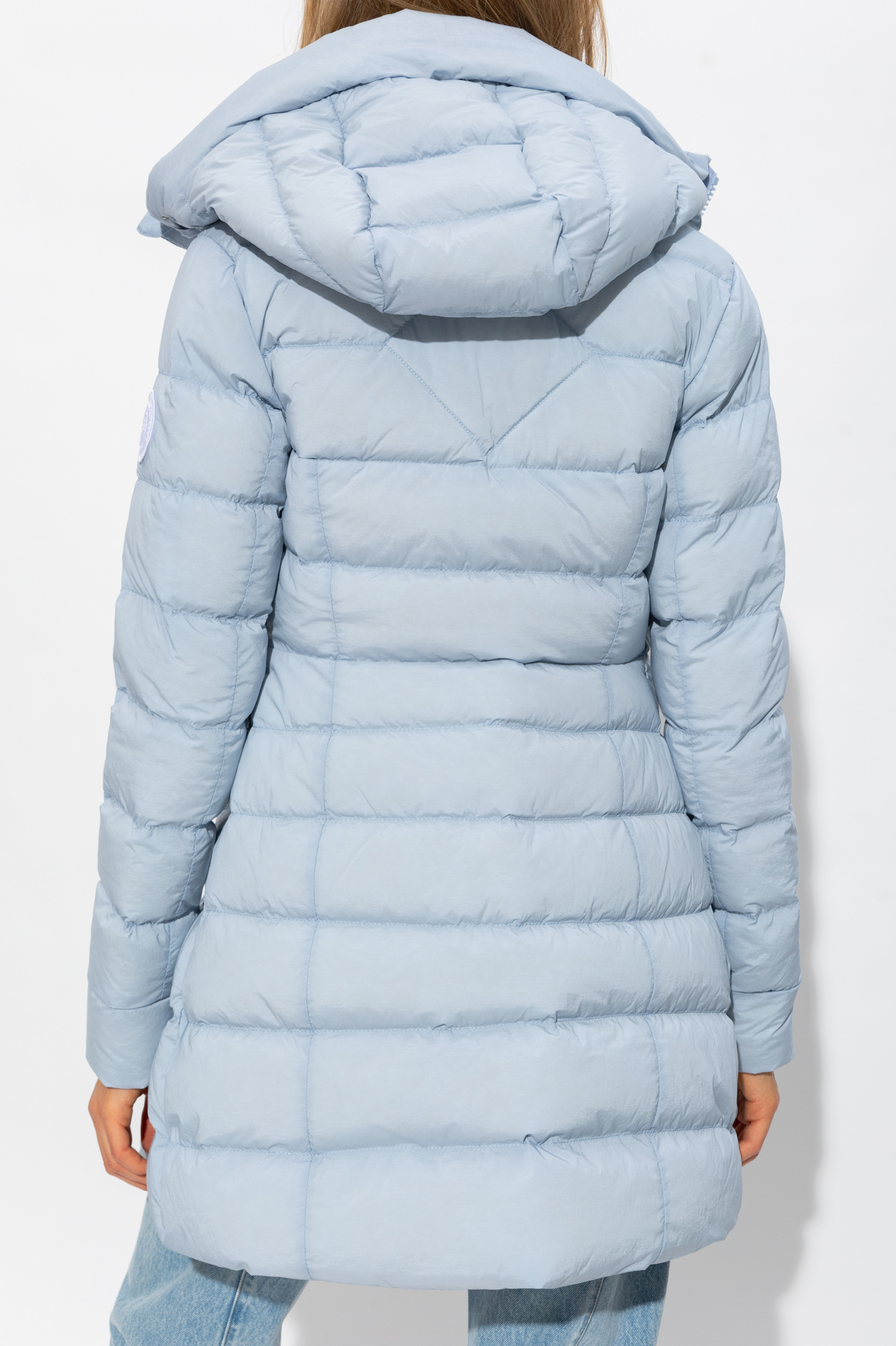 Canada Goose Clair down jacket SchaferandweinerShops Women s Clothing Miss Selfridge sweater with lattice back in cream